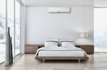 Camera da letto con aria condizionata