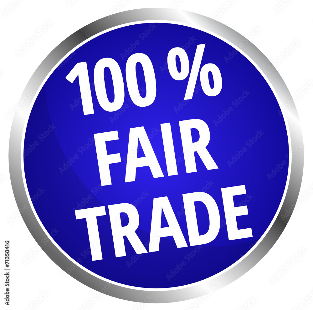 Poster 100 % fair trade