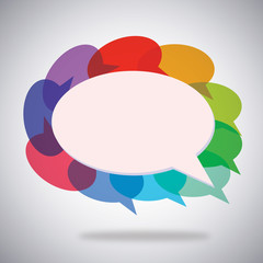 Colorful Speech Bubbles