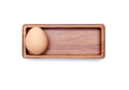 Single chicken egg