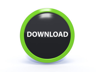 download circular icon on white background