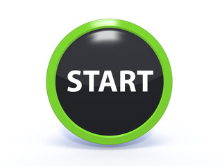 start circular icon on white background