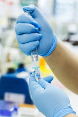 Using nylon syringe filter