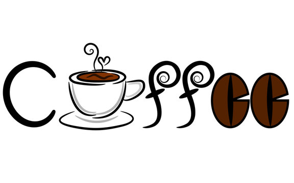 Coffee Cup pattern 2, coffee banner