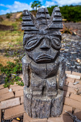 Fototapeta na wymiar Tiki Tiki statue