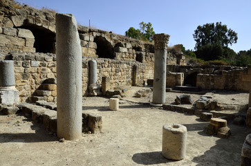 Agrippa palace ruins in Banias.