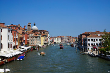 Fototapeta na wymiar The grand canal of Venice