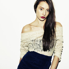 Naklejka premium Fashionable Woman