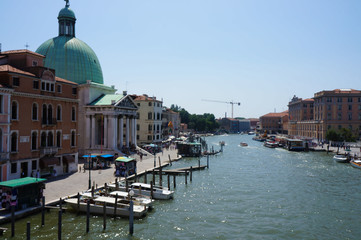 The grand canal of Venice