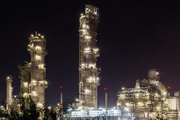 oil petrochemical factory, plant