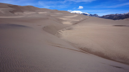 Fototapeta na wymiar Great Sand Dunes National Park and Preserve is a United States N