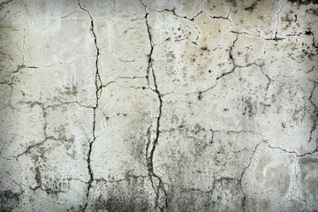 Photo sur Plexiglas Vieux mur texturé sale cracked stone wall background