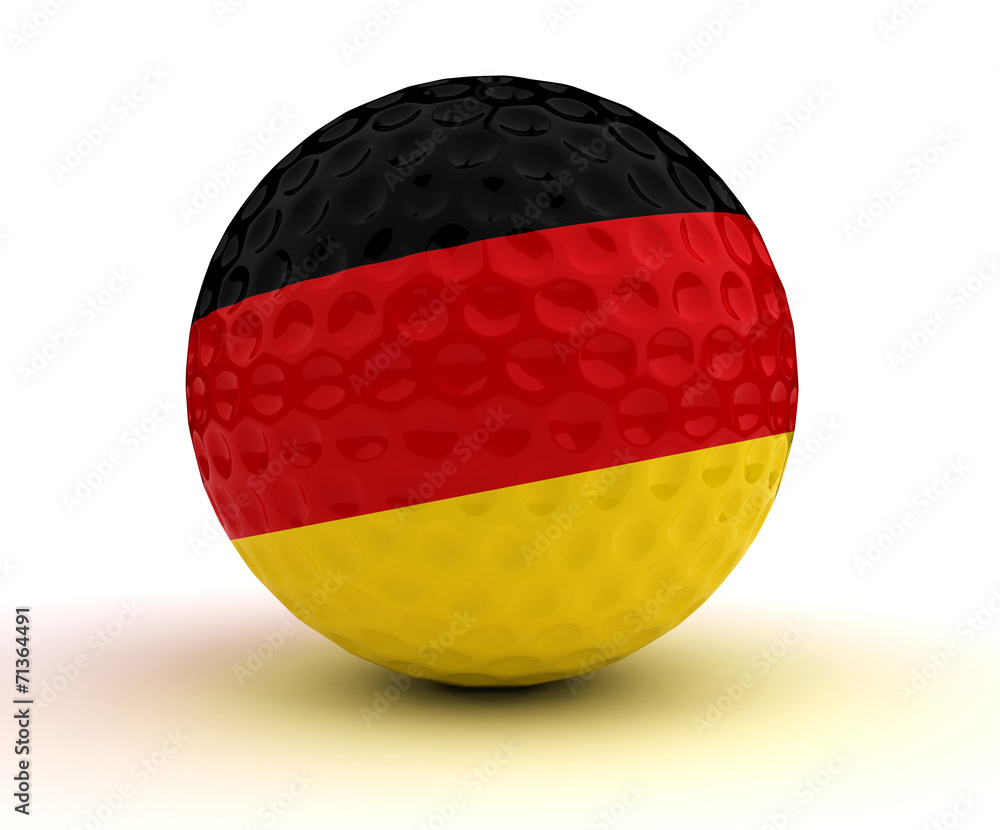 Wall mural German Golf Ball