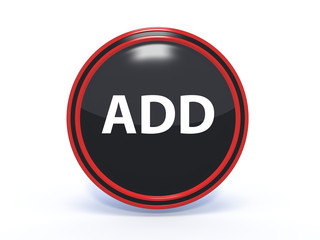 add circular icon on white background