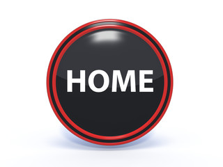 home circular icon on white background