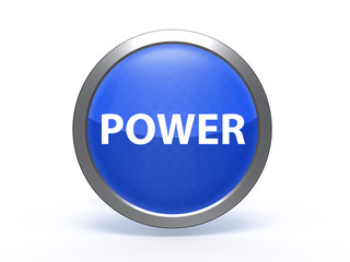power circular icon on white background