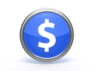 money circular icon on white background