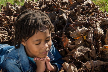 Girl in Prayer