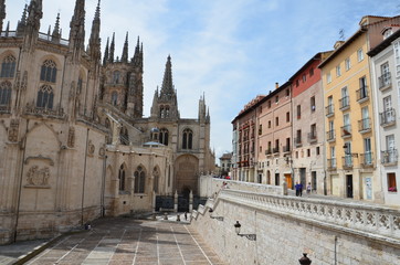 Burgos, place de la cathédrale 