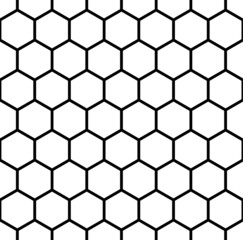 A seamless hexagonal pattern