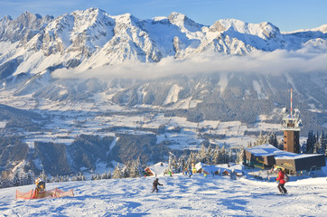 Ski resort Schladming . Austria