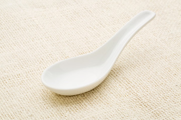 empty Chinese spoon
