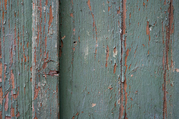 old green wooden board