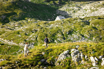 climb to the refuge koca