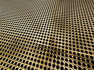 Gold and black abstract