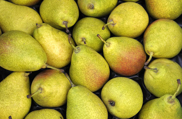 Pears at the market