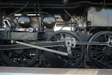 Naklejka premium Steam Locomotive