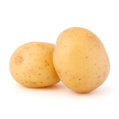 new potato tuber isolated on white background cutout