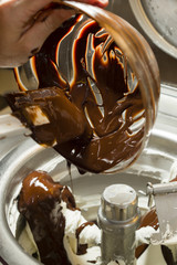 Ice cream preparation