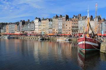 Vieux port d'Honfleur, France