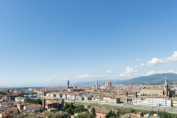 Fototapeta na wymiar City view Florence
