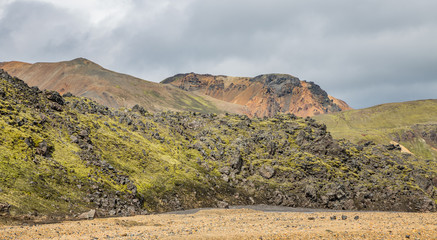 Landmannalaugar unbelievable lava landscape, Iceland