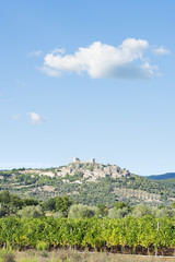 View to Montemassi Tuscany