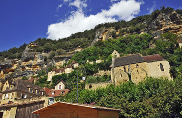 Fototapeta na wymiar La Roque Gageac - Perigord, Francia