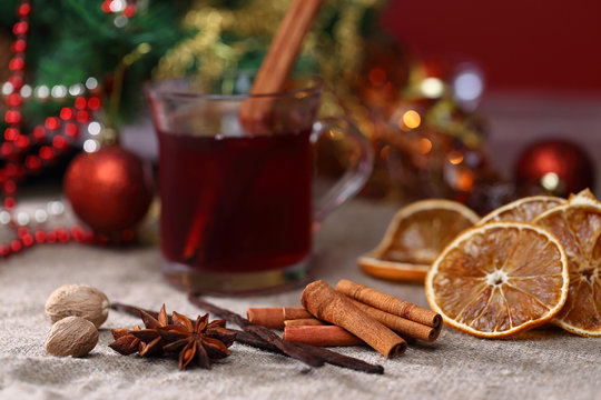 Christmas and food background