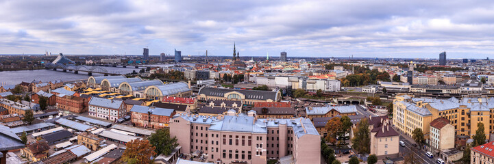 Riga panorama view