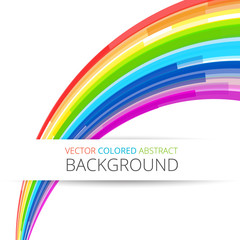 Art rainbow abstract vector background