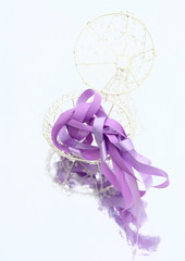 ruban violet festif dans tajine déco