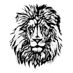 Fototapeta premium Lion Head Graphic