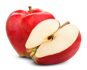 ripe red apple
