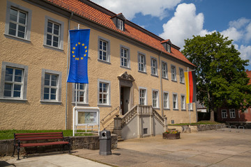 Fototapeta na wymiar Rathaus Blankenburg im Harz