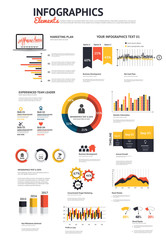 Big set of infographic elements