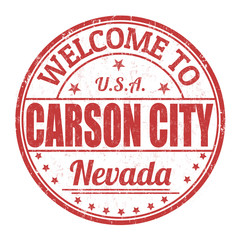 Welcome to Carson City stamp