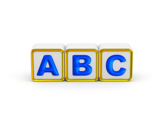 ABC alphabet.