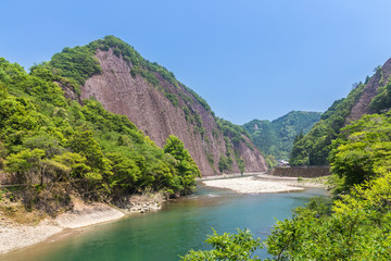 Fototapeta na wymiar 古座川峡