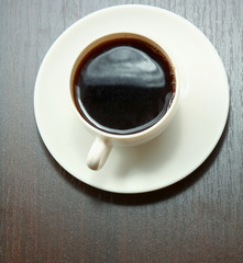 Cup of coffee at workplace